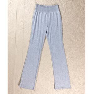 Gray Lounge Yoga Pants Bootcut Sweatpants Womens Small Preppy Y2K Beachy Minimal
